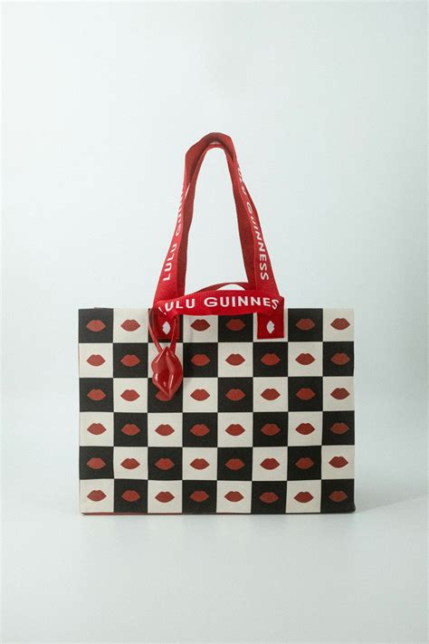 waitrose lulu guinness shopping bag.